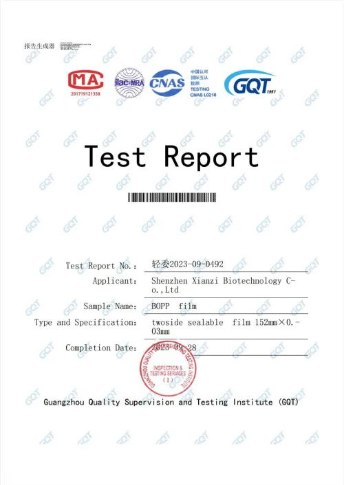 Certification certificates 